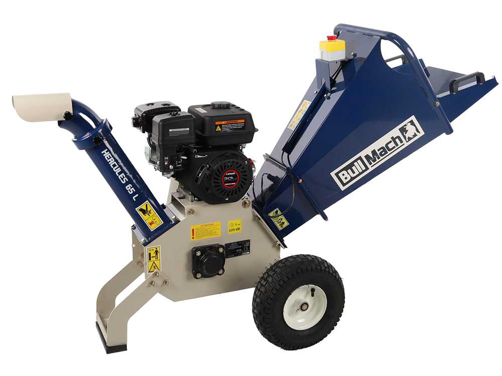 BullMach Hercules 65 L benzine hakselaar, takken tot 65 mm, detail 7
