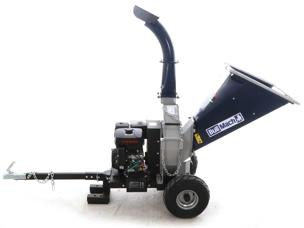 BullMach ZEUS 160 LE benzine hakselaar, takken tot 90 mm, elektrische start, getrokken uitvoering, detail 7