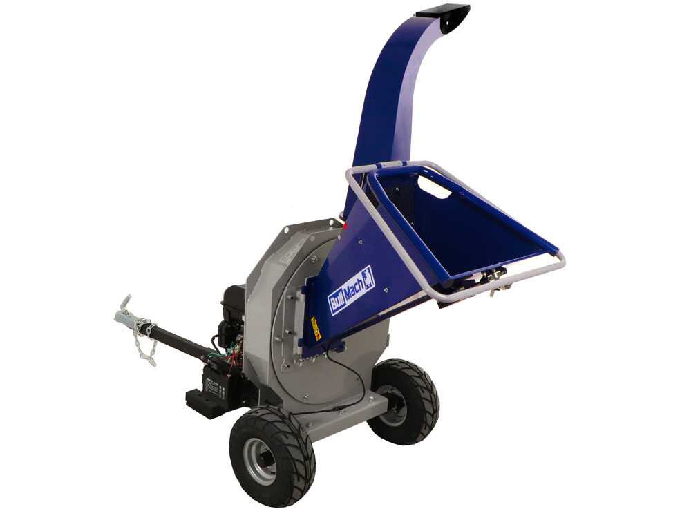 BullMach ZEUS 180 BSE benzine hakselaar, takken tot 95 mm, elektrische start, getrokken uitvoering, detail 8