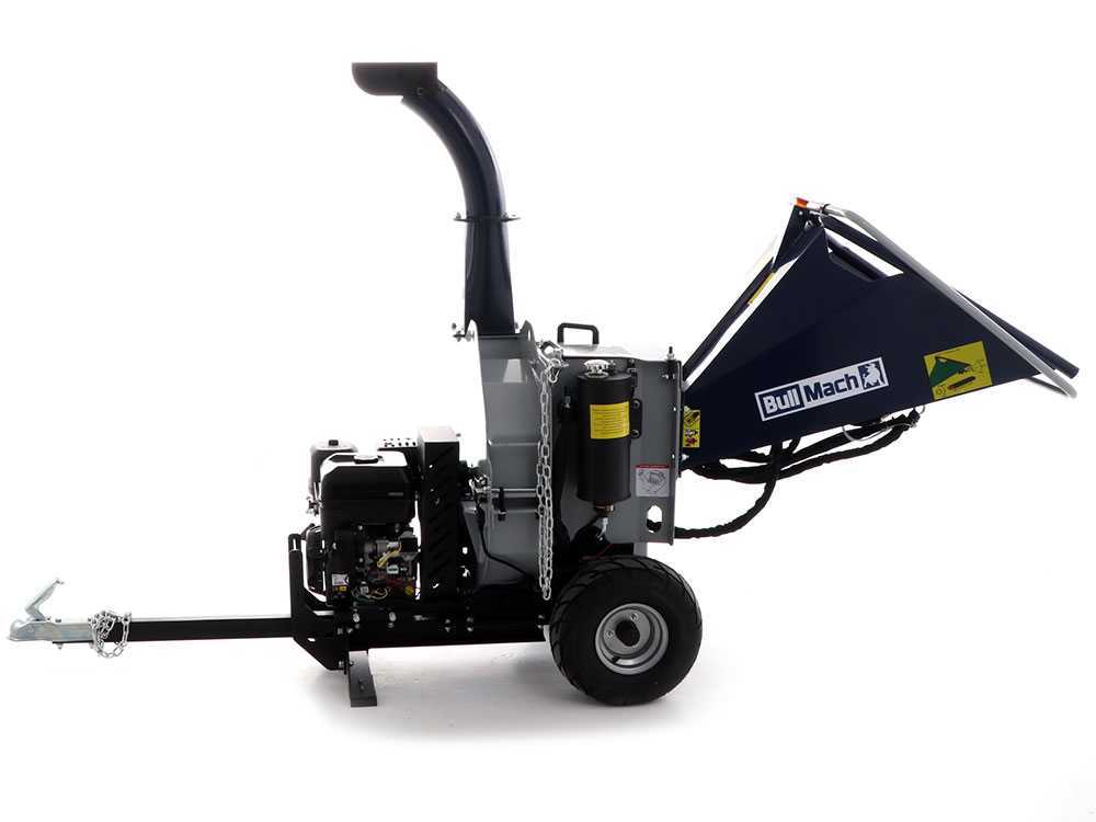 BullMach ZEUS 200 BH-BSE benzine hakselaar, takken tot 100 mm, elektrische start, getrokken uitvoering, detail 7