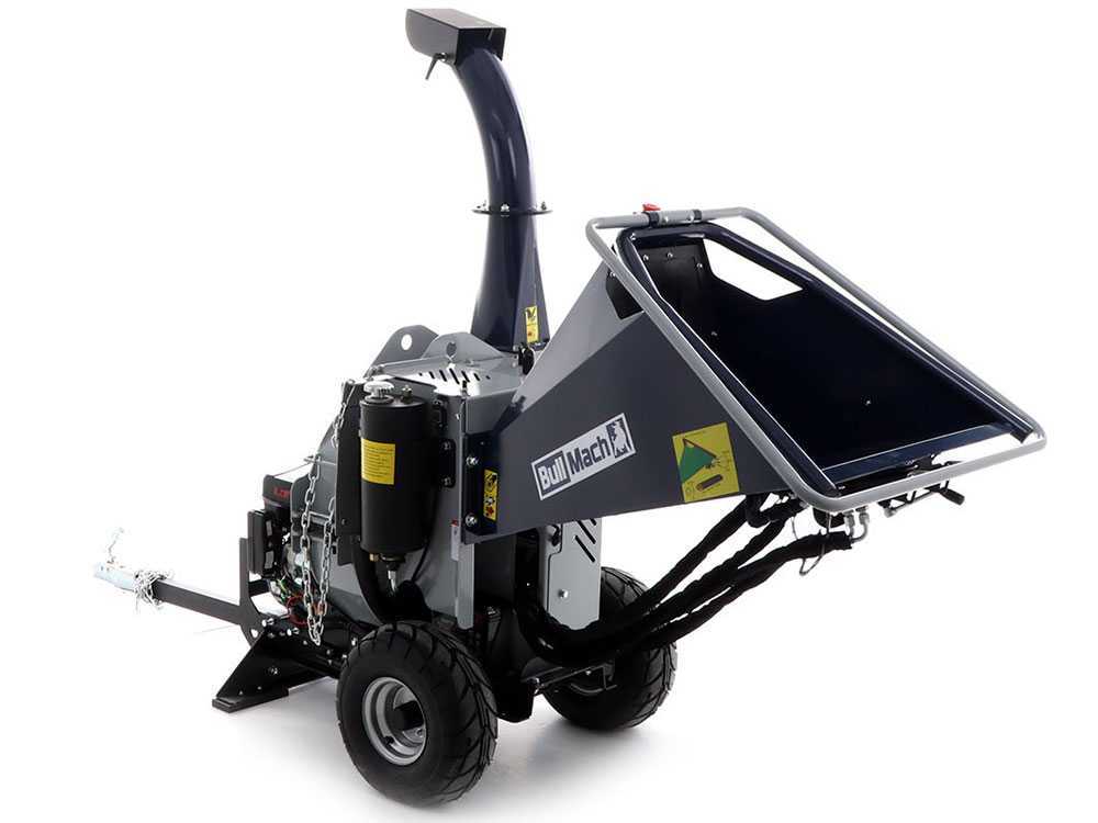 BullMach ZEUS 200 BH-LE benzine hakselaar, takken tot 100 mm, elektrische start, getrokken uitvoering, detail 7