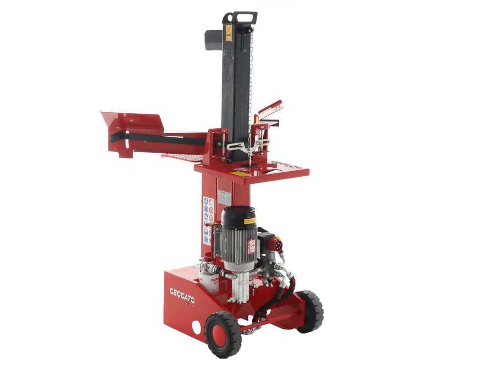 Ceccato Olindo BULL SPLE10T elektrische houtklover, 10 ton, verticaal, detail 7