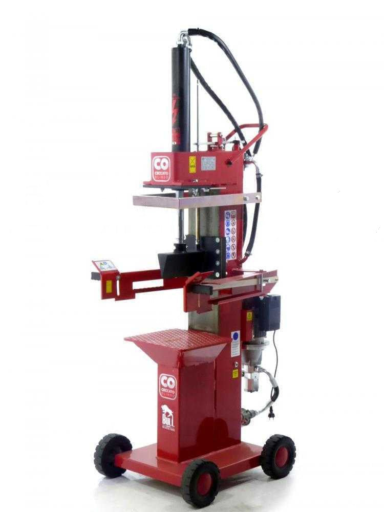 Ceccato Olindo BULL SPLE13R4 13 elektrische houtklover, 13 ton, verticaal, slag 500 mm, detail 8