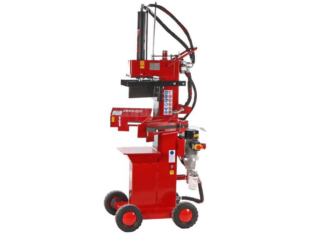 Ceccato Olindo BULL SPLE13R4T elektrische houtklover, 13 ton, verticaal, detail 7