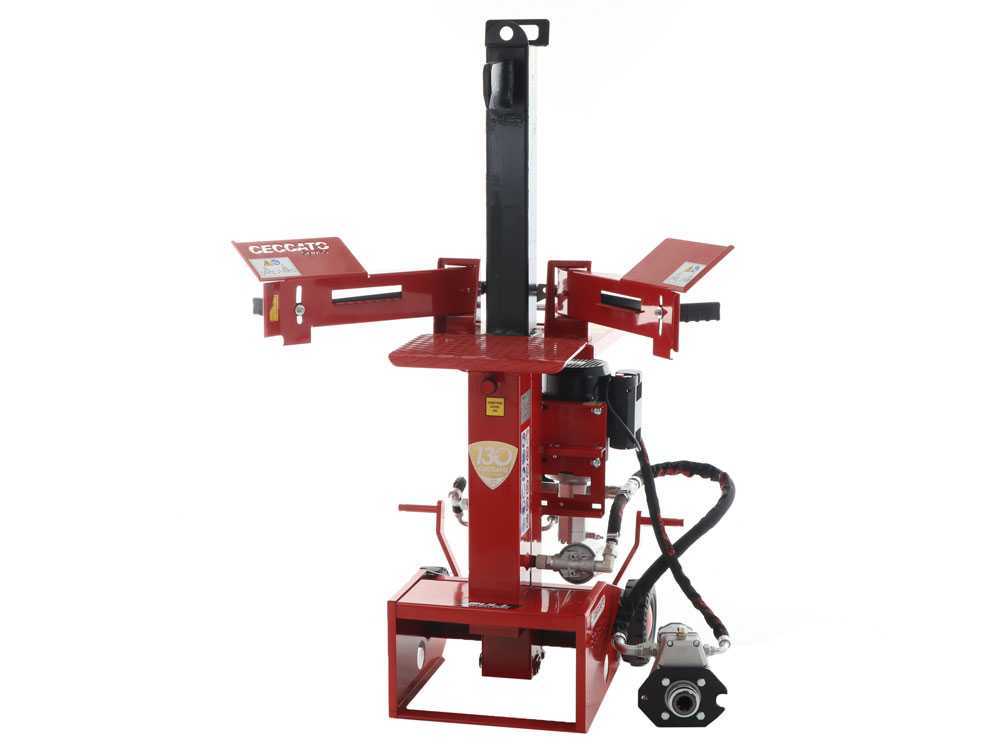 Ceccato Olindo BULL SPLET10 KOMBI elektrische houtklover, 10 ton, verticaal, detail 7