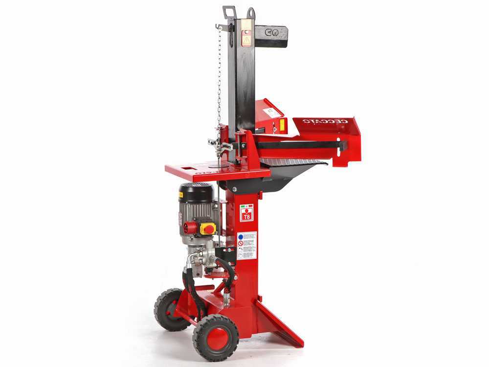 Ceccato Olindo BULL SPLE8LT elektrische houtklover, 8 ton, verticaal, detail 7