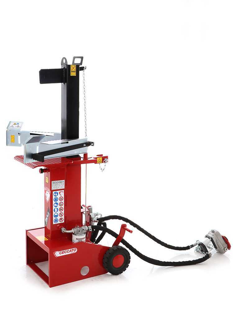 Ceccato Olindo BULL SPLT10 aftakas houtklover, 10 ton, verticaal, detail 8