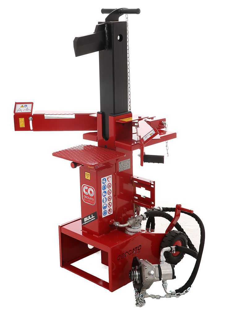 Ceccato Olindo BULL SPLT12 aftakas houtklover, 12 ton, verticaal, detail 8