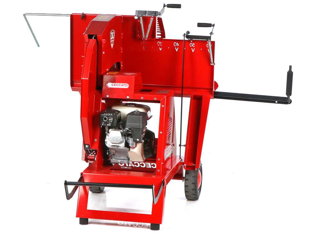 Ceccato Olindo Honda GP160 benzine brandhoutzaag, detail 7