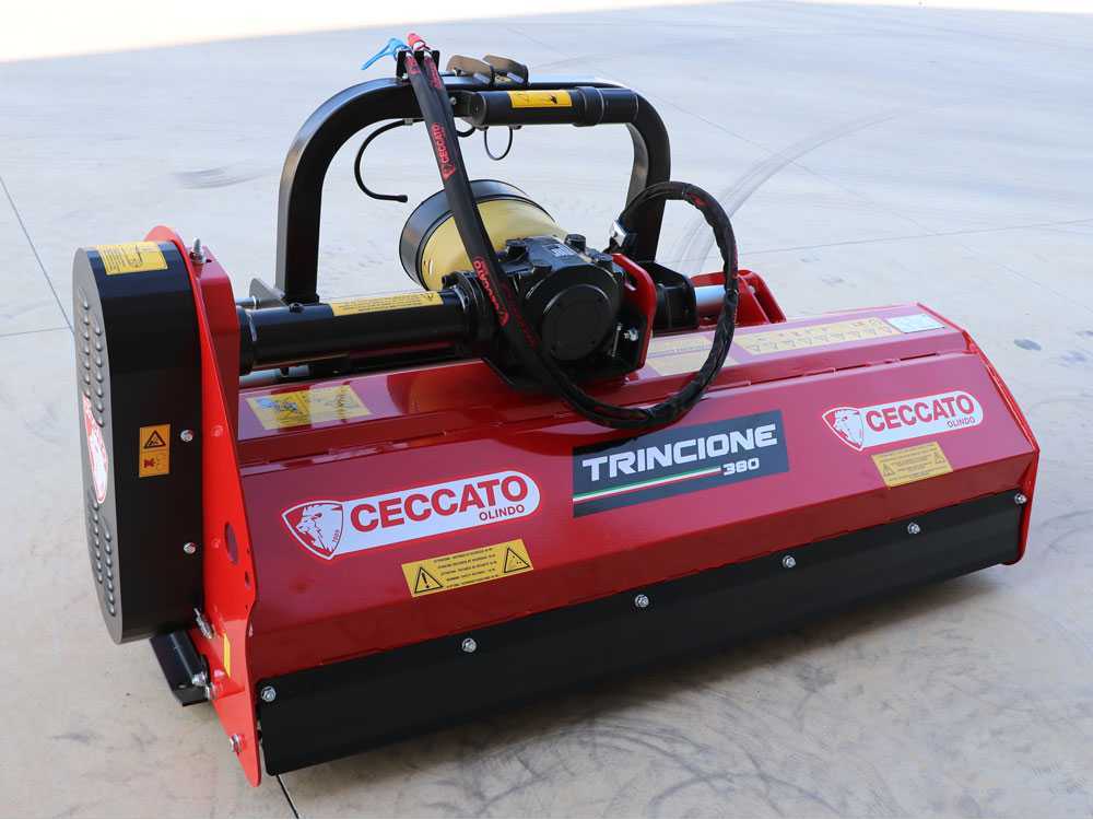 Ceccato Olindo Trincione 380 klepelmaaier 160 cm, hydraulisch verschuifbaar, detail 8