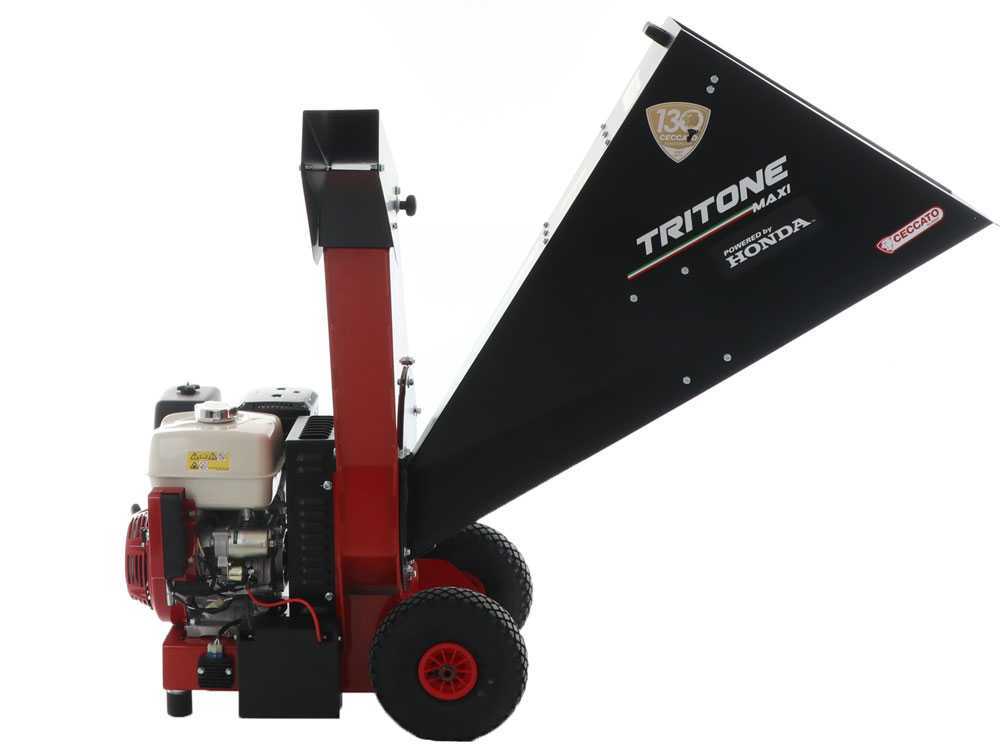Ceccato Olindo Tritone Maxi benzine hakselaar, takken tot 70 mm, elektrische start, detail 7