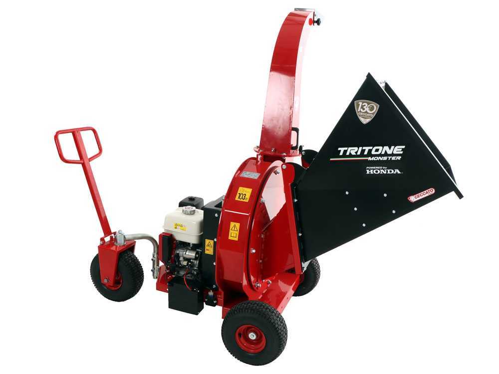 Ceccato Olindo Tritone Monster benzine hakselaar, takken tot 100 mm, elektrische start, detail 8