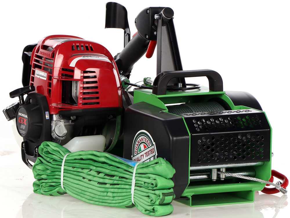 Docma VF150 auto-4 GX50 benzine lier, kabel 80 m Ø 5 mm, detail 7