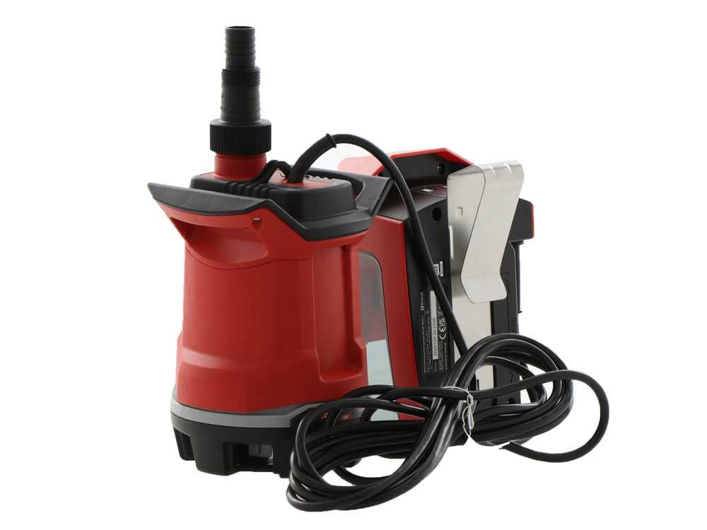 Einhell GE-DP 18/25 Li dompelpomp voor vuil water, 18 V 2,5 Ah, detail 6