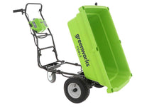 Accu motorkruiwagen laadvermogen 100 kg Greenworks Wheelbarrow G40GC, zonder accu, detail 8