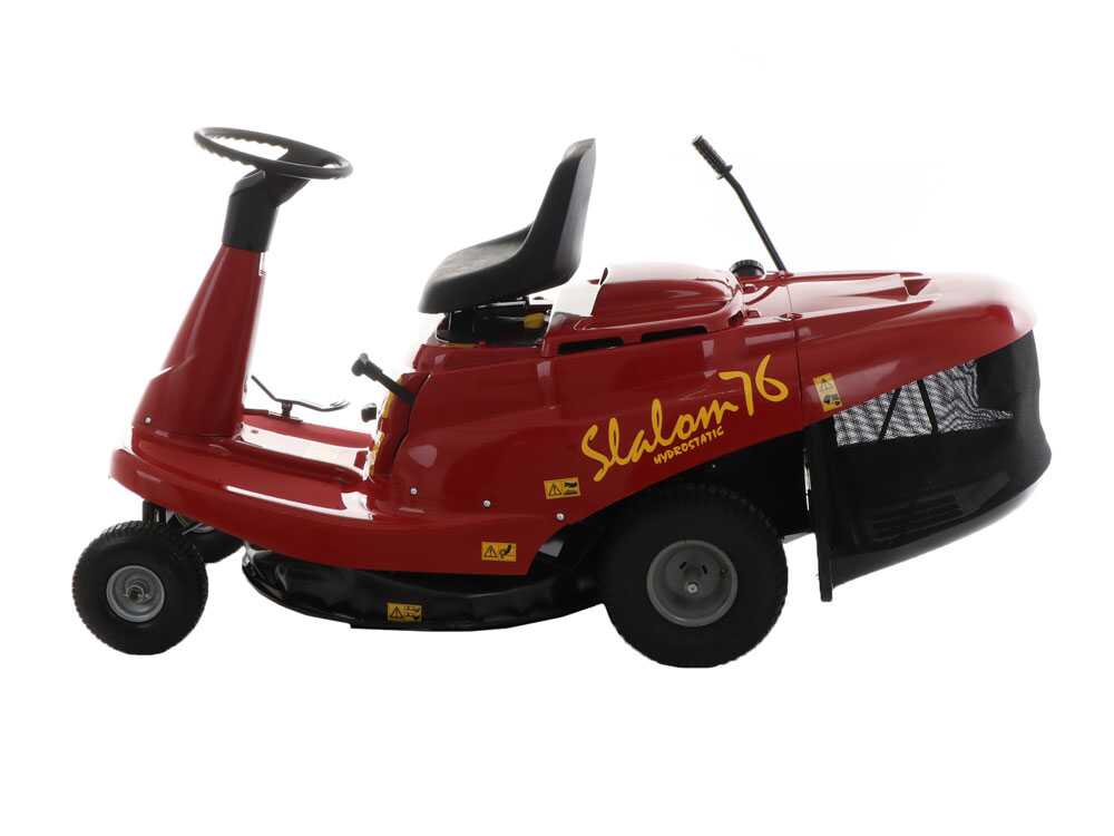 Eurosystems SLALOM 76 zitmaaier met opvangbak 76 cm, hydrostaat, detail 7