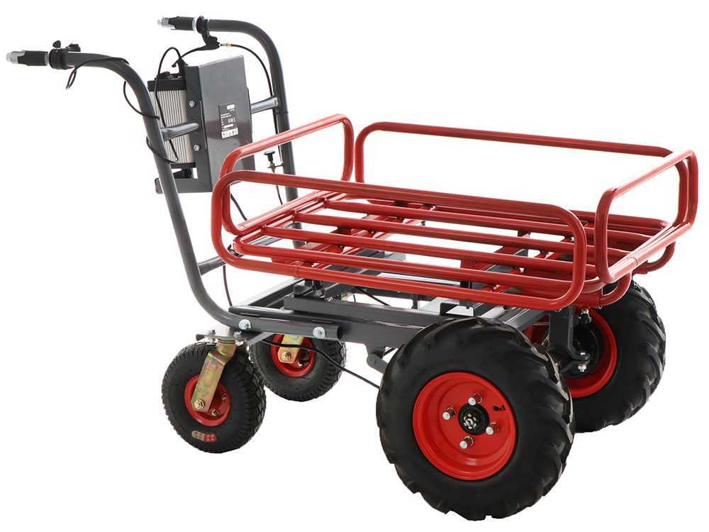 Accu motorkruiwagen laadvermogen 300 kg GeoTech CAR 300T-T PLUS, 40 V 6 Ah, detail 8