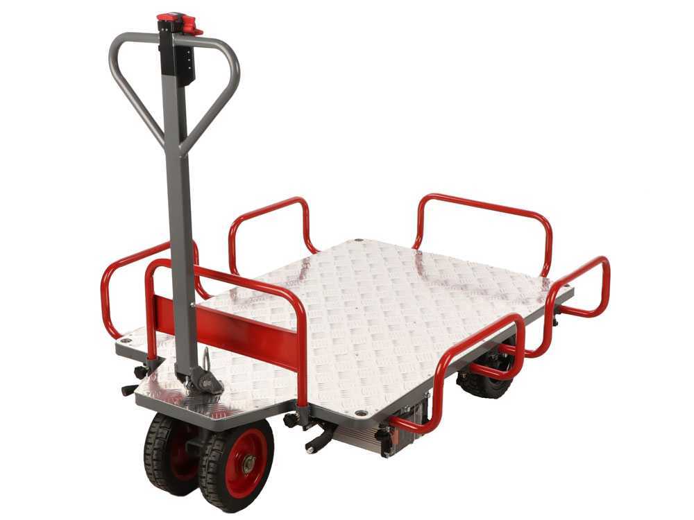 Accu motorkruiwagen laadvermogen 400 kg GeoTech E-Truck 400, 40 V 6 Ah, detail 7