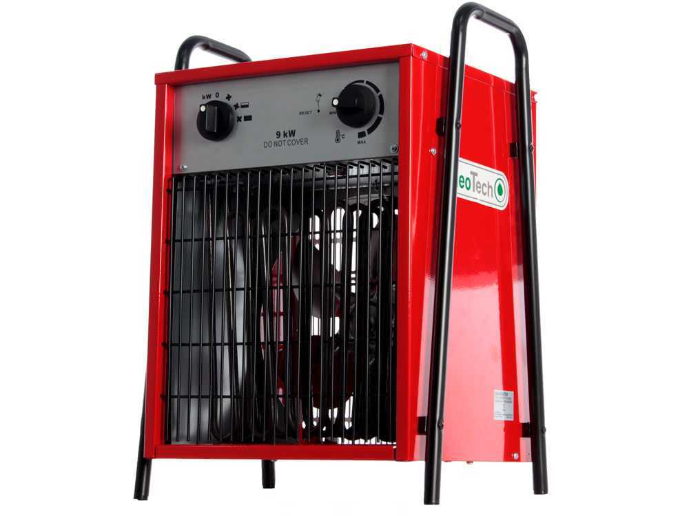 GeoTech EH 900 T elektrische heteluchtkanon 9 kW, 400 V, detail 8