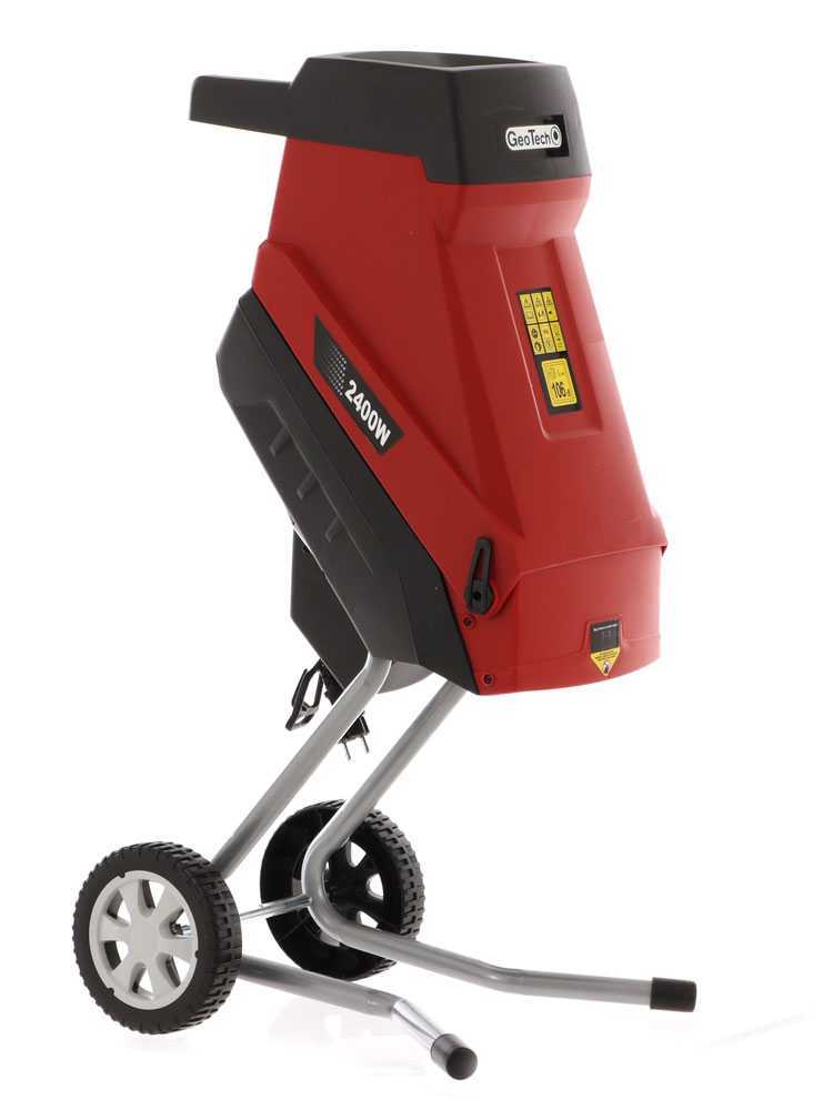 GeoTech ES 2450 Blades elektrische hakselaar, takken tot 45 mm, detail 8