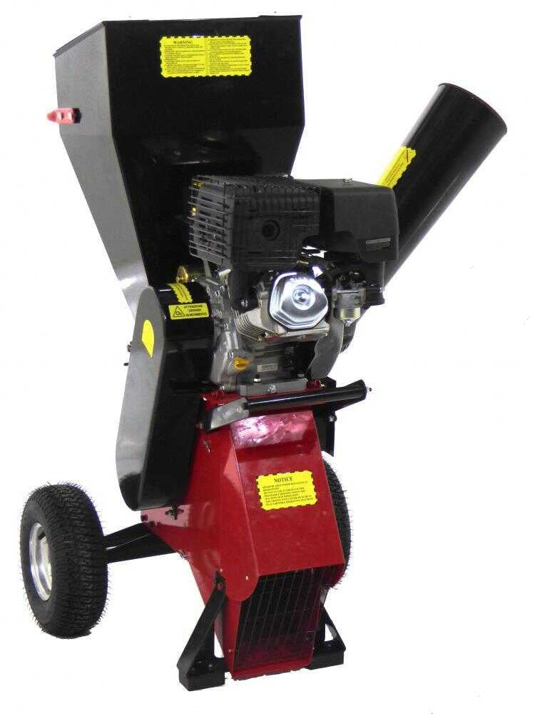 GeoTech GS150EL benzine hakselaar, takken tot 100 mm, elektrische start, detail 8