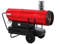 GeoTech IDH 8000 diesel heteluchtkanon 80 kW, indirect gestookt, detail 8