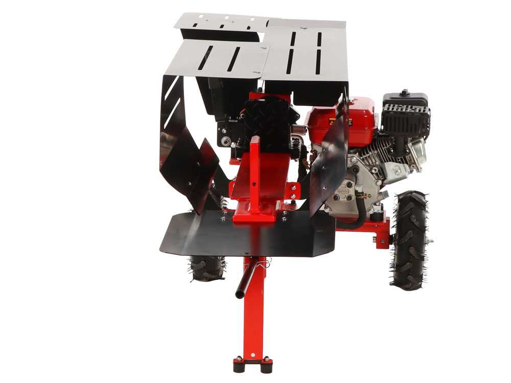 GeoTech LS12-50 HG benzine houtklover, 8 ton, horizontaal, detail 7