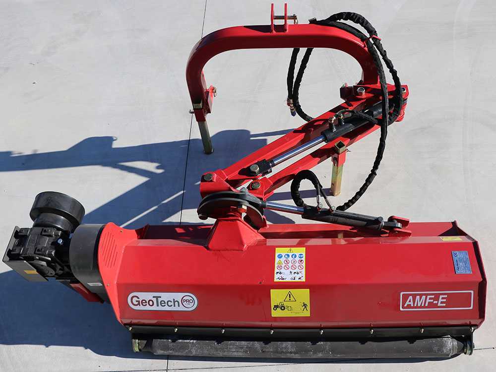 GeoTech Pro AMF-E 125 zijklepelmaaier met arm 125 cm, detail 8