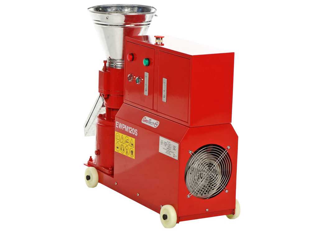 GeoTech Pro EWPM120S elektrische pelletmachine, 230 V, detail 7