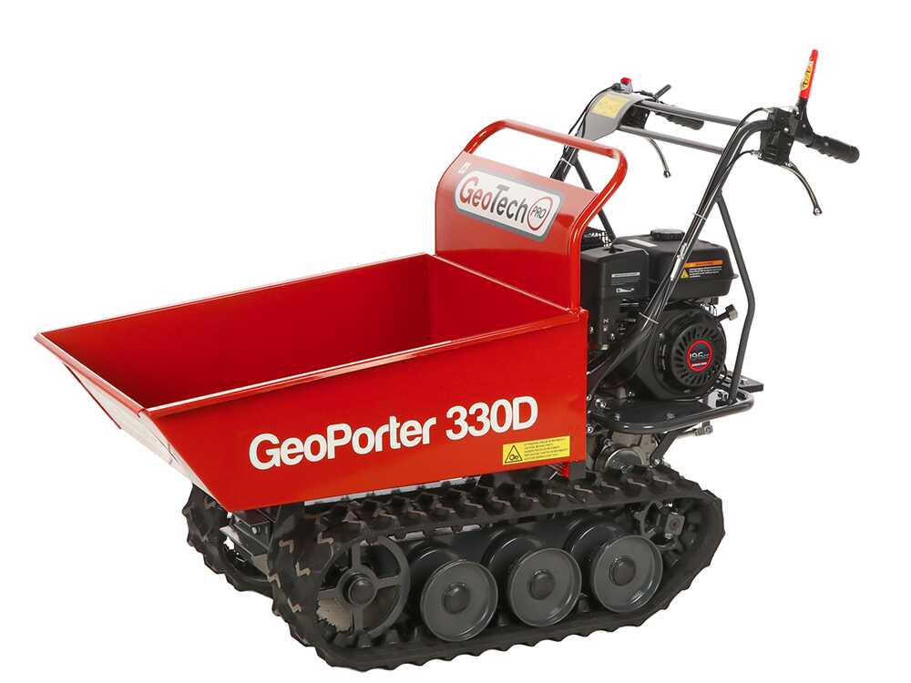 Rupsdumper laadvermogen 300 kg GeoTech Pro GeoPorter 330D (K612747), detail 7