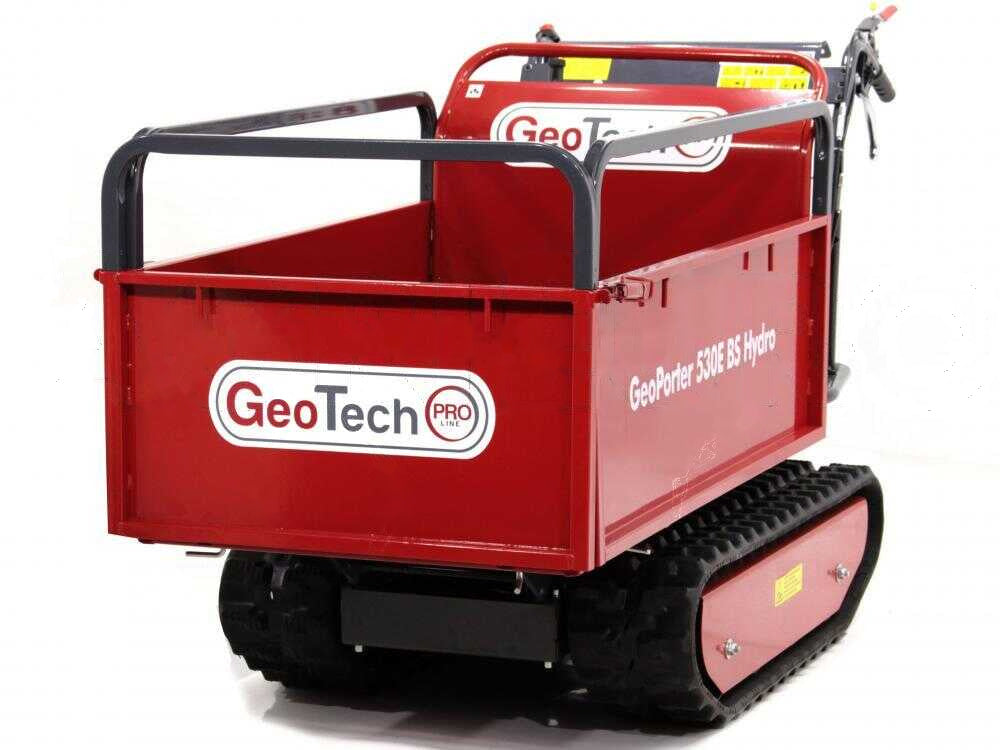 Motorkruiwagen laadvermogen 500 kg GeoTech Pro GeoPorter 530E BS Hydro Motor Wheelbarrow, hydraulisch kiepen, detail 8