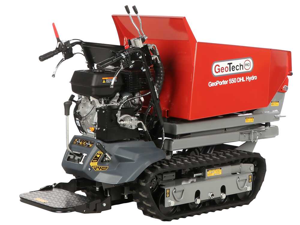 Motorkruiwagen laadvermogen 500 kg GeoTech Pro GeoPorter 550 DHL Hydro, detail 7