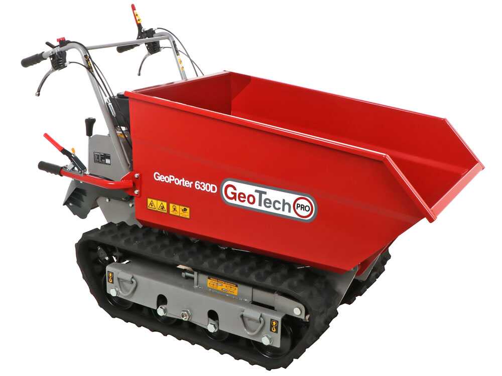 Rupsdumper laadvermogen 600 kg GeoTech Pro GeoPorter 630D, detail 8