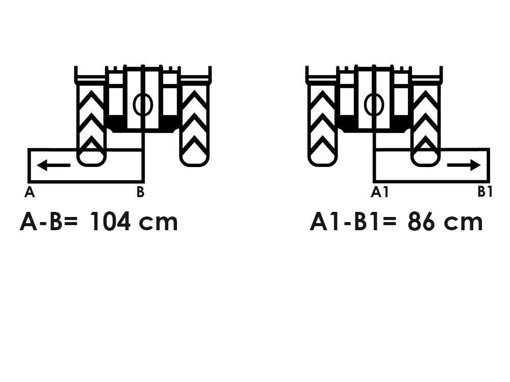 GeoTech Pro MFM145-H klepelmaaier 142 cm, hydraulisch verschuifbaar, detail 8