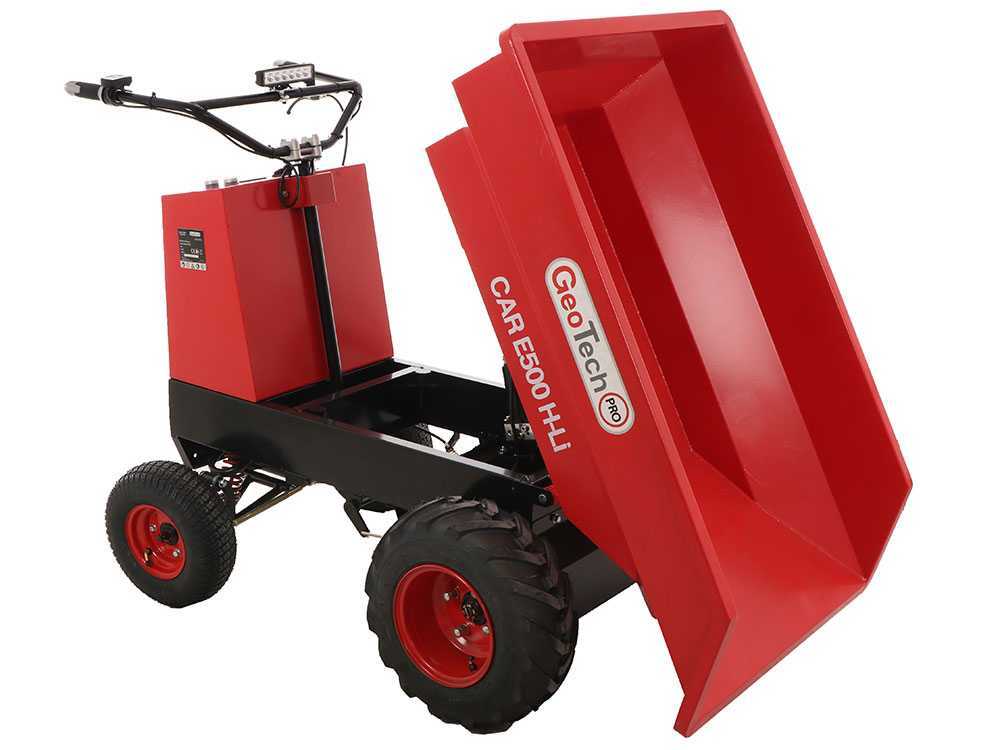 Accu motorkruiwagen laadvermogen 500 kg GeoTech Pro Mini, detail 7