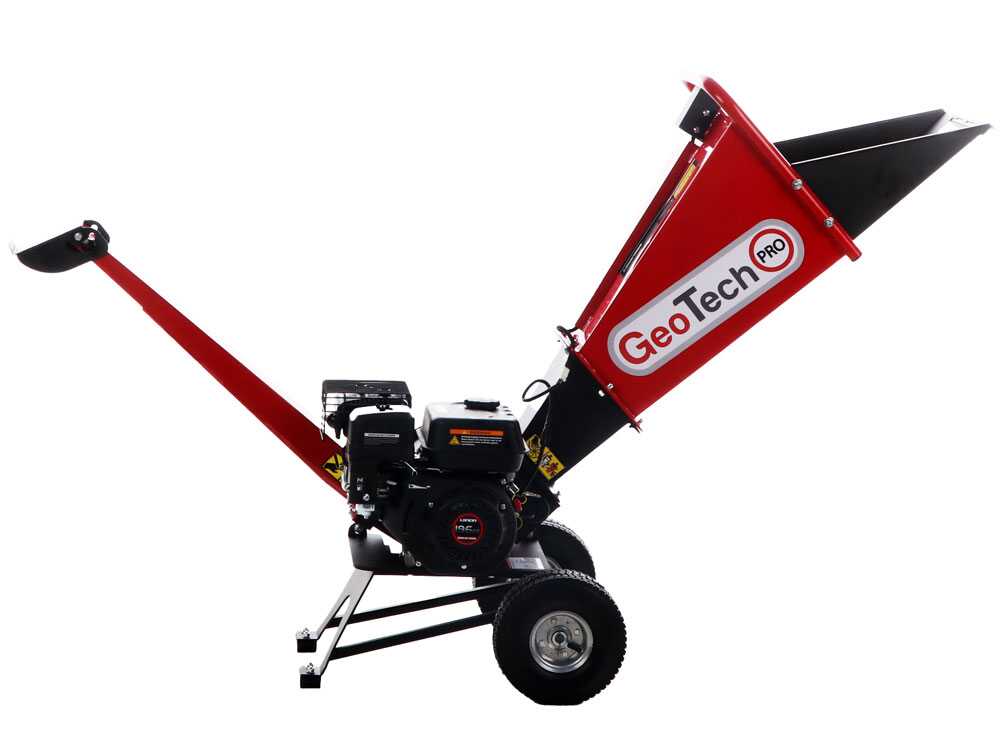 GeoTech Pro PCS 50 L benzine hakselaar, takken tot 50 mm, detail 7