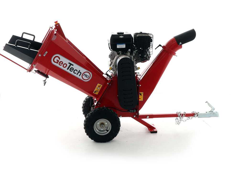 GeoTech Pro PCS 90 BS benzine hakselaar, takken tot 75 mm, detail 7
