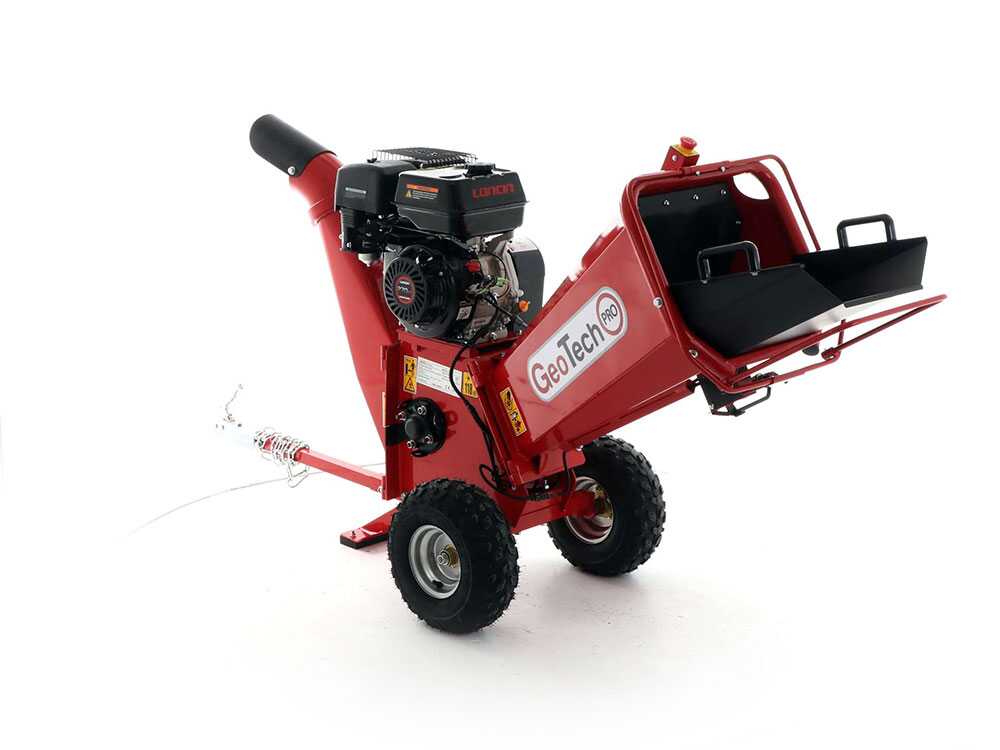 GeoTech Pro PCS 90 L benzine hakselaar, takken tot 75 mm, detail 7