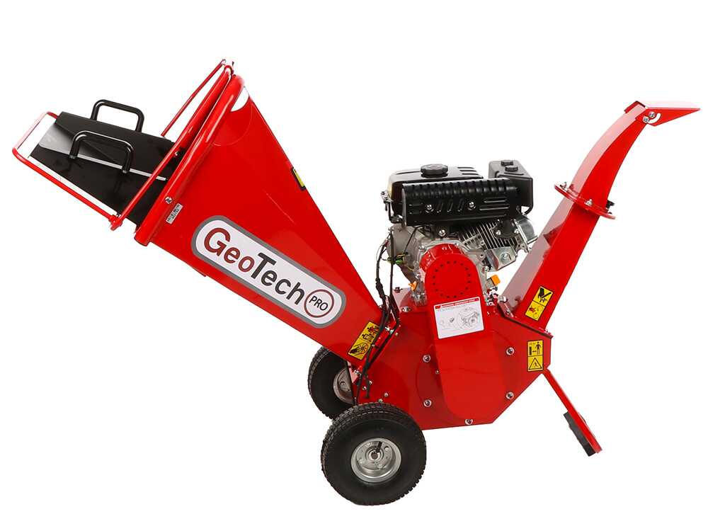 GeoTech Pro PCS70L benzine hakselaar, takken tot 65 mm, detail 7