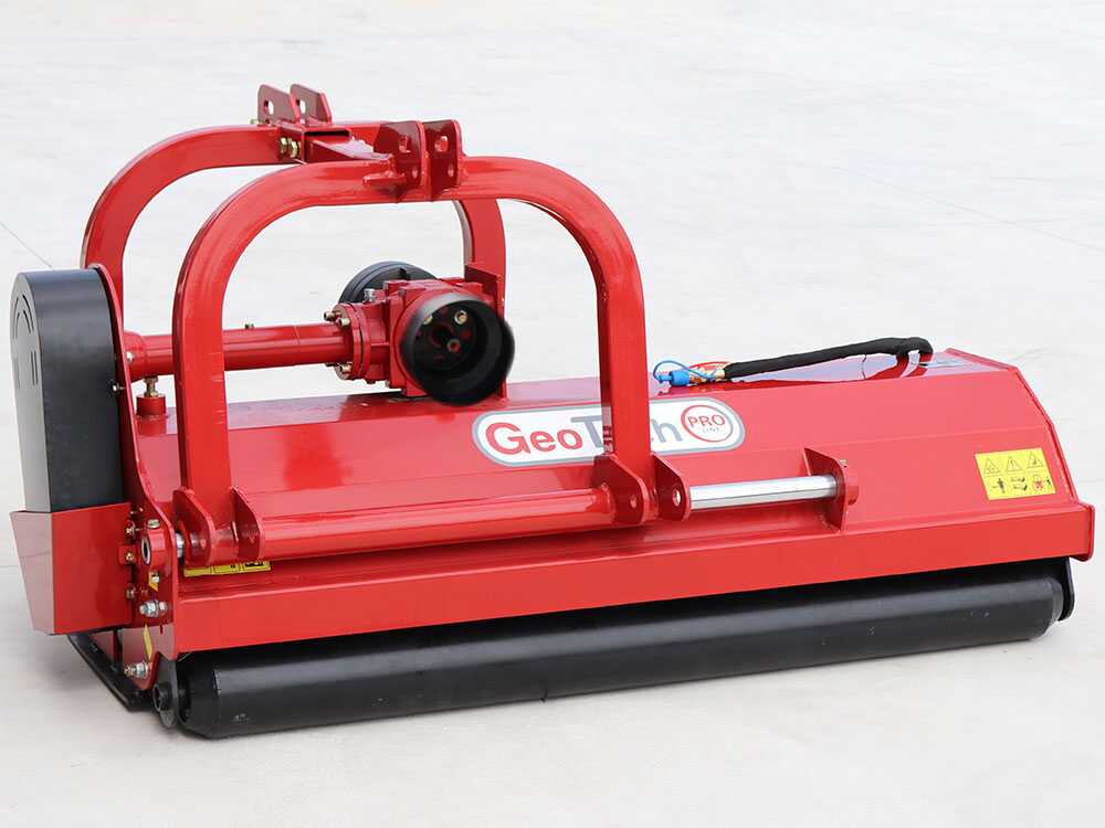 GeoTech Pro RMF140 omkeerbare klepelmaaier 140 cm, hydraulisch verschuifbaar, detail 8