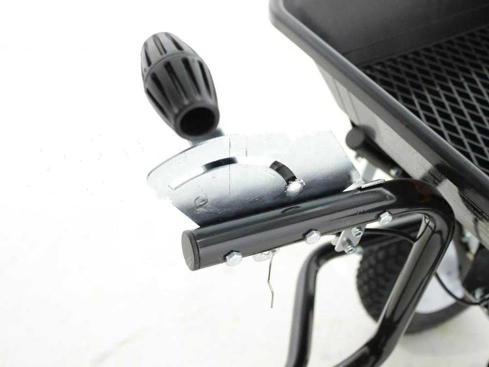 Getrokken strooiwagen voor zitmaaier GeoTech Riding-on Mowers, 29 liter, detail 8