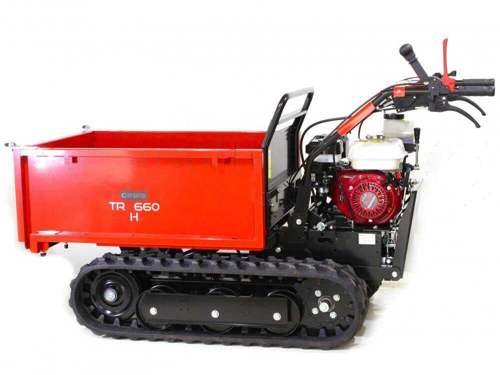 Rupsdumper laadvermogen 600 kg Ginko - MGM TR 660 Extensible, motor Honda GX200, hydraulisch kiepen, detail 8