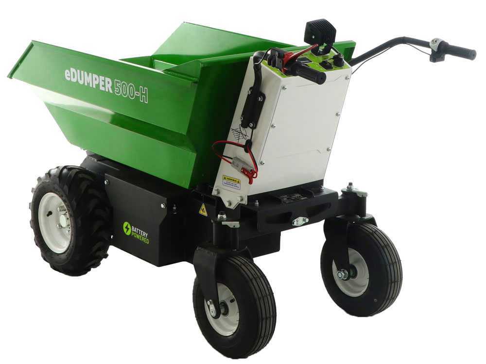 Accu motorkruiwagen laadvermogen 500 kg GreenBay eDUMPER 500-H, 48 V 32 Ah, detail 7