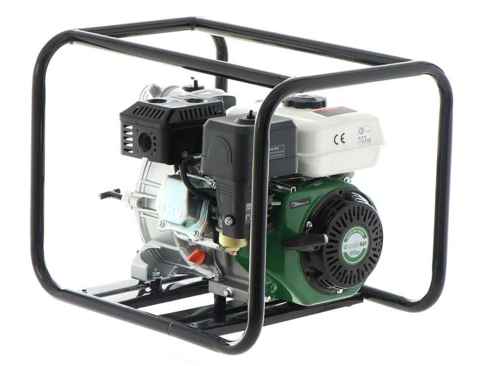 GreenBay GB-TWP 50 benzine motorpomp voor vuil water, aansluiting 50 mm, detail 7