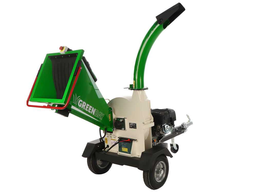 GreenBay GB-WDC 120 LE benzine hakselaar, takken tot 90 mm, detail 7