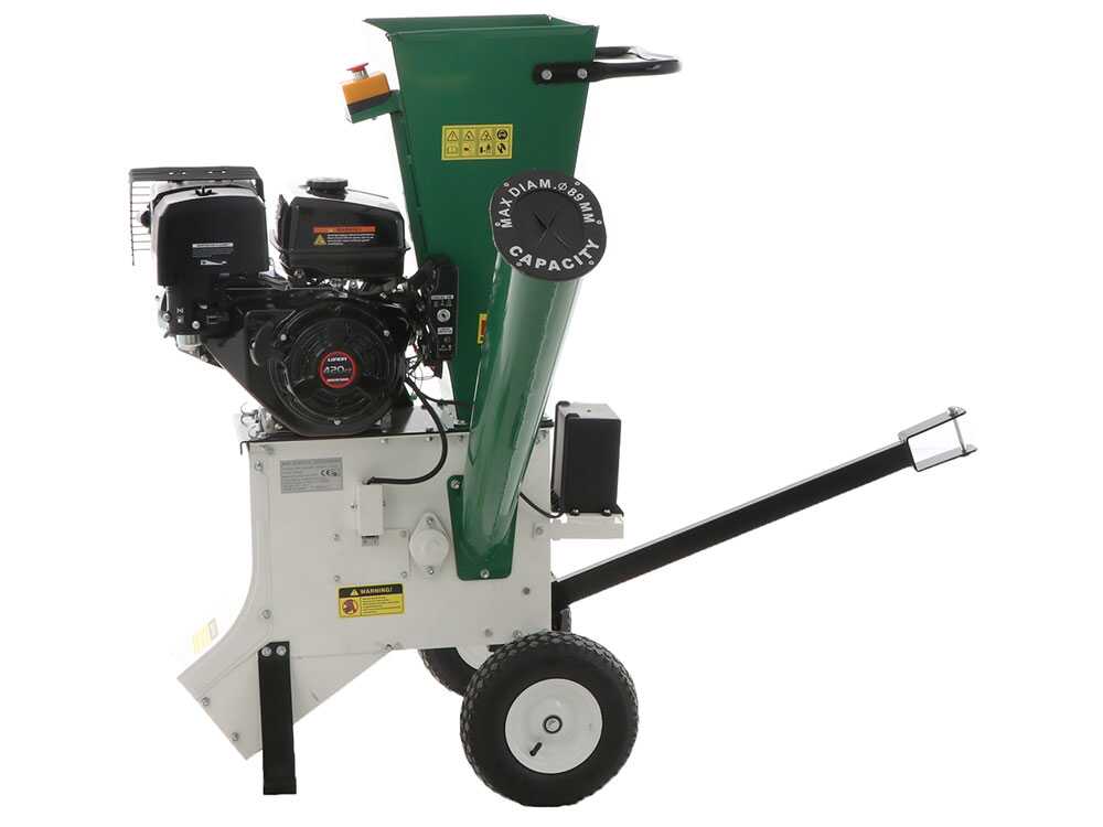 GreenBay GB-WDC 90 LE benzine hakselaar, takken tot 89 mm, detail 7