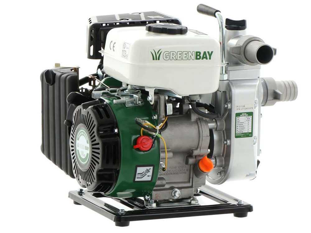 GreenBay GB-WP 40 benzine motorpomp, aansluiting 40 mm, detail 7