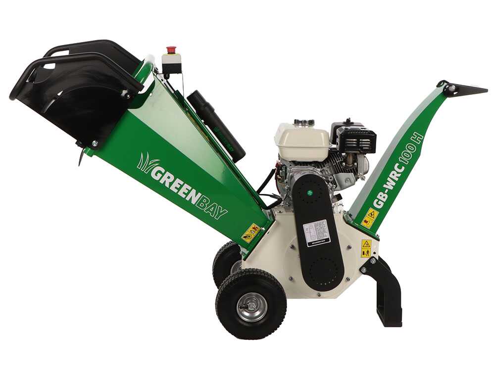 GreenBay GB-WRC 100 H benzine hakselaar, takken tot 65 mm, detail 6