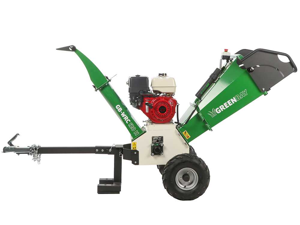 GreenBay GB-WRC 120 H benzine hakselaar, takken tot 90 mm, detail 7