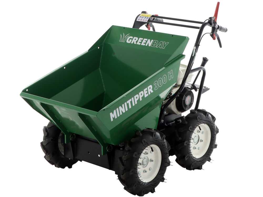 Motorkruiwagen laadvermogen 300 kg GreenBay MiniTipper 300 H, motor Honda GP160, 4x4, detail 7